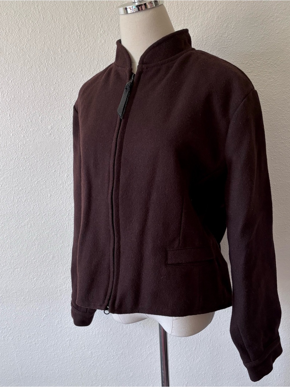 Schaefer Outfitter Wool Jacket Cropped Peplum Western USA Equestrian XL